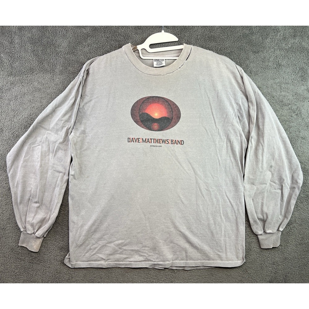 dave matthews band gray sweatshirt Sz XL Oneita Tag